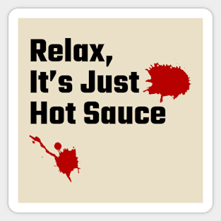 Hot Sauce Splattered Sticker